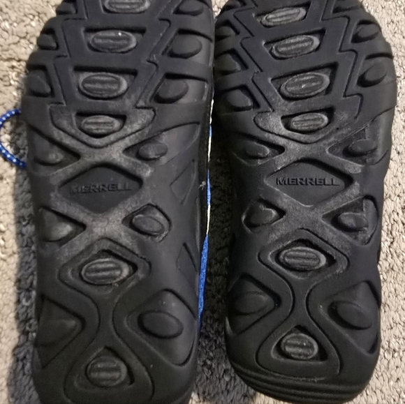 Merrell Kids' Hydro Cove Blue and Yellow Water Shoe - Picture 4 of 4